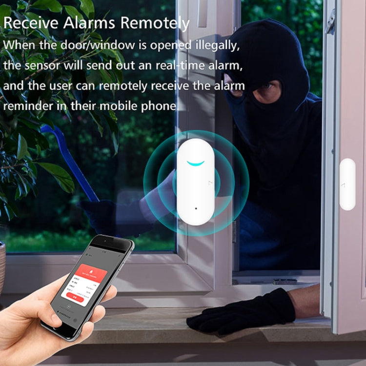 Tuya WiFi Door Magnetic Sensor Remote Intelligent Linkage Doors Windows Switch Anti-alarm APP Reminder Alarm, Tuya Door Magnetic Sensor Tuya WiFi Door Magnetic Sensor Remote Intelligent Linkage Doors Windows Switch Anti-alarm APP Reminder Alarm, Tuya Door Magnetic Sensor